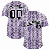 Custom Multi Color Snakeskin Pattern Authentic Baseball Jersey