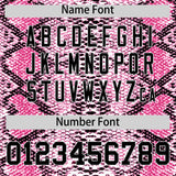 Custom Multi Color Snakeskin Pattern Authentic Baseball Jersey