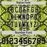 Custom Multi Color Snakeskin Pattern Authentic Baseball Jersey