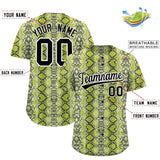 Custom Multi Color Snakeskin Pattern Authentic Baseball Jersey