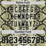 Custom Multi Color Snakeskin Pattern Authentic Baseball Jersey