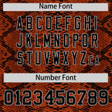 Custom Multi Color Snakeskin Pattern Authentic Baseball Jersey