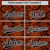 Custom Multi Color Snakeskin Pattern Authentic Baseball Jersey