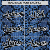 Custom Multi Color Snakeskin Pattern Authentic Baseball Jersey