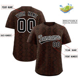 Custom Multi Color Snakeskin Pattern Authentic Baseball Jersey