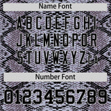 Custom Multi Color Snakeskin Pattern Authentic Baseball Jersey