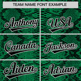 Custom Multi Color Snakeskin Pattern Authentic Baseball Jersey