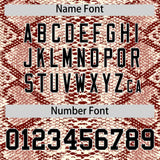 Custom Multi Color Snakeskin Pattern Authentic Baseball Jersey