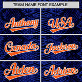 Custom Multi Color Snakeskin Pattern Authentic Baseball Jersey