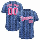 Custom Multi Color Snakeskin Pattern Authentic Baseball Jersey