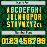 Custom Multi Color Snakeskin Pattern Authentic Baseball Jersey