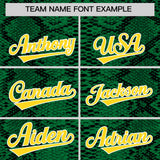 Custom Multi Color Snakeskin Pattern Authentic Baseball Jersey