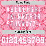 Custom Multi Color Snakeskin Pattern Authentic Baseball Jersey