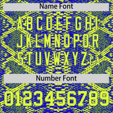 Custom Multi Color Snakeskin Pattern Authentic Baseball Jersey