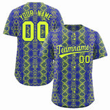 Custom Multi Color Snakeskin Pattern Authentic Baseball Jersey