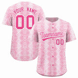 Custom Multi Color Snakeskin Pattern Authentic Baseball Jersey