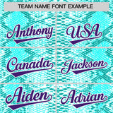 Custom Multi Color Snakeskin Pattern Authentic Baseball Jersey