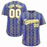 Custom Multi Color Snakeskin Pattern Authentic Baseball Jersey