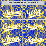 Custom Multi Color Snakeskin Pattern Authentic Baseball Jersey