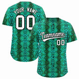 Custom Multi Color Snakeskin Pattern Authentic Baseball Jersey