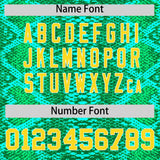 Custom Multi Color Snakeskin Pattern Authentic Baseball Jersey