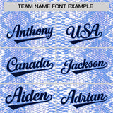 Custom Multi Color Snakeskin Pattern Authentic Baseball Jersey