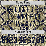 Custom Multi Color Snakeskin Pattern Authentic Baseball Jersey