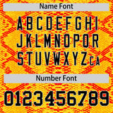 Custom Multi Color Snakeskin Pattern Authentic Baseball Jersey