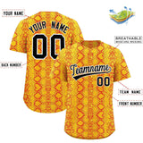 Custom Multi Color Snakeskin Pattern Authentic Baseball Jersey