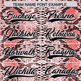 Custom Multi Color Snakeskin Pattern Authentic Baseball Jersey