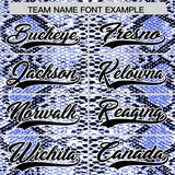 Custom Multi Color Snakeskin Pattern Authentic Baseball Jersey