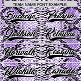 Custom Multi Color Snakeskin Pattern Authentic Baseball Jersey