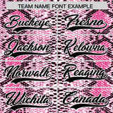 Custom Multi Color Snakeskin Pattern Authentic Baseball Jersey