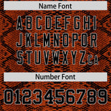 Custom Multi Color Snakeskin Pattern Authentic Baseball Jersey