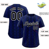 Custom Multi Color Snakeskin Pattern Authentic Baseball Jersey