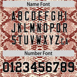 Custom Multi Color Snakeskin Pattern Authentic Baseball Jersey