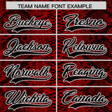 Custom Multi Color Snakeskin Pattern Authentic Baseball Jersey