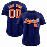 Custom Multi Color Snakeskin Pattern Authentic Baseball Jersey