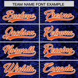 Custom Multi Color Snakeskin Pattern Authentic Baseball Jersey