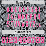 Custom Multi Color Snakeskin Pattern Authentic Baseball Jersey