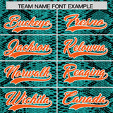 Custom Multi Color Snakeskin Pattern Authentic Baseball Jersey