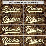 Custom Multi Color Snakeskin Pattern Authentic Baseball Jersey