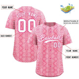 Custom Multi Color Snakeskin Pattern Authentic Baseball Jersey