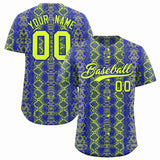 Custom Multi Color Snakeskin Pattern Authentic Baseball Jersey