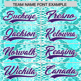 Custom Multi Color Snakeskin Pattern Authentic Baseball Jersey