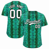 Custom Multi Color Snakeskin Pattern Authentic Baseball Jersey
