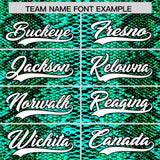 Custom Multi Color Snakeskin Pattern Authentic Baseball Jersey