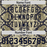 Custom Multi Color Snakeskin Pattern Authentic Baseball Jersey