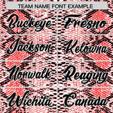 Custom Multi Color Snakeskin Pattern Authentic Baseball Jersey