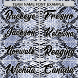 Custom Multi Color Snakeskin Pattern Authentic Baseball Jersey